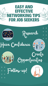 Easy and Effective Networking Tips for Job Seekers